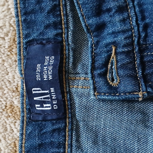 GAP Women's Size 20 Blue Flare & Wide Leg Jeans - Picture 4 of 7